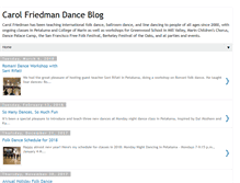 Tablet Screenshot of carolfriedmanfolkdance.blogspot.com