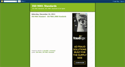 Desktop Screenshot of iso-9001-standards.blogspot.com