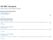 Tablet Screenshot of iso-9001-standards.blogspot.com