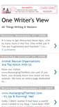 Mobile Screenshot of onewritersview.blogspot.com