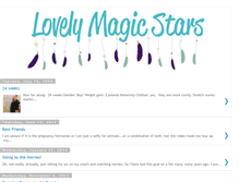 Tablet Screenshot of lovelymagicstars.blogspot.com