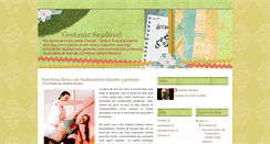 Desktop Screenshot of gestante-saudavel.blogspot.com