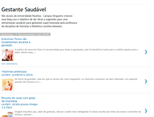 Tablet Screenshot of gestante-saudavel.blogspot.com