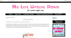 Desktop Screenshot of mylifeupsidedown.blogspot.com