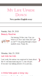 Mobile Screenshot of mylifeupsidedown.blogspot.com