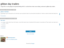 Tablet Screenshot of gibbondaytraders.blogspot.com