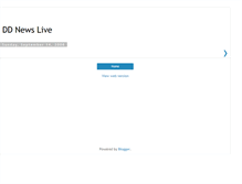 Tablet Screenshot of ddnewslive.blogspot.com