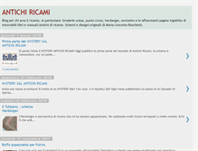 Tablet Screenshot of antichiricami.blogspot.com