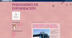 Desktop Screenshot of periodismodeinformacionaldia.blogspot.com