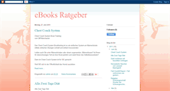 Desktop Screenshot of e-books-ratgeber.blogspot.com