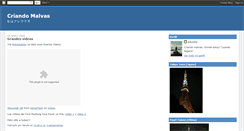 Desktop Screenshot of criandomalvas.blogspot.com
