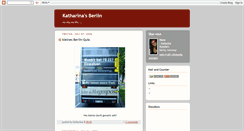 Desktop Screenshot of katharinaberlin.blogspot.com