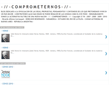 Tablet Screenshot of comprometernos.blogspot.com