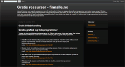 Desktop Screenshot of finnalle-gratis-ressurser.blogspot.com