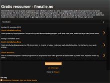 Tablet Screenshot of finnalle-gratis-ressurser.blogspot.com