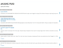 Tablet Screenshot of anjungpuisi.blogspot.com