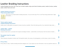 Tablet Screenshot of leather-braiding-instructions.blogspot.com