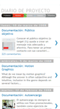 Mobile Screenshot of diariodeproyecto.blogspot.com