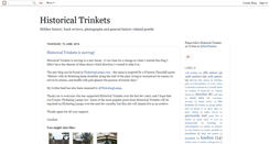 Desktop Screenshot of historicaltrinkets.blogspot.com