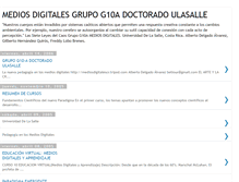 Tablet Screenshot of mediosdigitales.blogspot.com