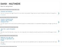 Tablet Screenshot of danskmultimedie.blogspot.com
