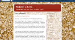 Desktop Screenshot of madelineinkorea.blogspot.com