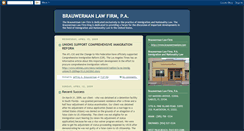 Desktop Screenshot of brauwermanlawfirm.blogspot.com
