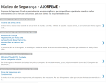 Tablet Screenshot of nucleoseguranca.blogspot.com