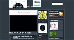 Desktop Screenshot of bemfisipuntirta2010.blogspot.com