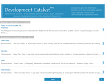 Tablet Screenshot of developmentcatalyst.blogspot.com