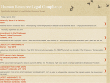 Tablet Screenshot of humanresource-legalcompliance.blogspot.com