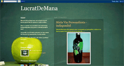 Desktop Screenshot of lucratdemana.blogspot.com