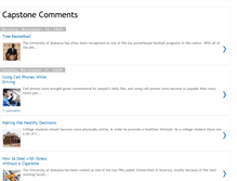 Tablet Screenshot of capstonecomments.blogspot.com