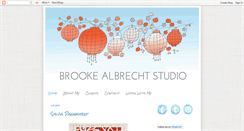 Desktop Screenshot of brookealbrechtstudio.blogspot.com