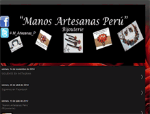 Tablet Screenshot of manosartesanasperu.blogspot.com