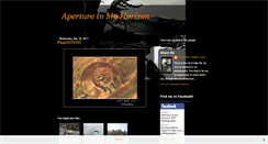 Desktop Screenshot of apertureinmyhorizon.blogspot.com