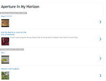 Tablet Screenshot of apertureinmyhorizon.blogspot.com