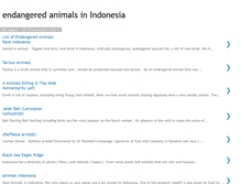 Tablet Screenshot of animalsindonesia.blogspot.com