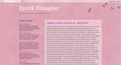 Desktop Screenshot of erotikhikayem.blogspot.com