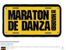 Tablet Screenshot of maratondedanza.blogspot.com