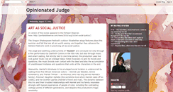 Desktop Screenshot of opinionatedjudge.blogspot.com