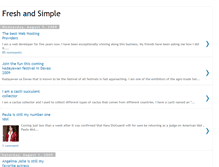 Tablet Screenshot of freshandsimple.blogspot.com