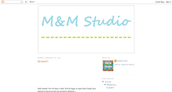 Desktop Screenshot of mandmstudio.blogspot.com