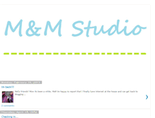 Tablet Screenshot of mandmstudio.blogspot.com