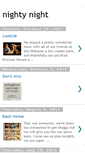 Mobile Screenshot of nightynightband.blogspot.com