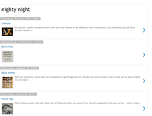 Tablet Screenshot of nightynightband.blogspot.com