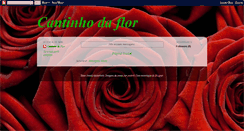 Desktop Screenshot of cantinhodaflor09.blogspot.com