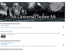 Tablet Screenshot of miuniversosobremi.blogspot.com