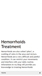 Mobile Screenshot of hemorrhoids-treatment-blogs.blogspot.com