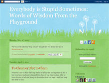 Tablet Screenshot of everybodyisstupidsometimes.blogspot.com